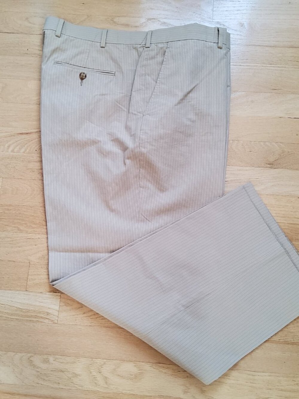 Perry Ellis Classic Striped Dress Pants Size 40x29